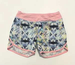 Ivivva by LULULEMON Girls Printed relay racer athletic shorts Sz 14 Multicolor - Picture 1 of 7