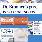 (3) Bars Dr. Bronner's Hemp Tea Tree 5oz All-in-One Pure Castile Soap Organic
