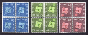 Portugal EUROPA 1961 3 blocs de 4 timbres neufs MNH /TE1303 - Picture 1 of 1
