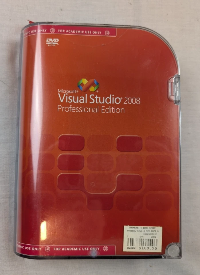 Microsoft Visual Studio 2008 Professional Edition & SQL SERVER Academic Version - Image 1 of 4