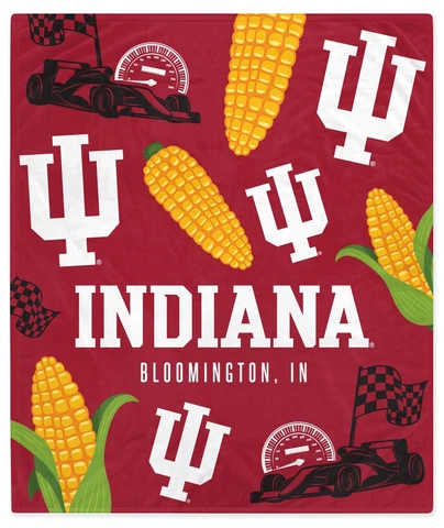 Indiana Hoosiers NCAA 60'' x 70'' Hometown Logo Fleece Blanket - W14090413289 Cover