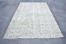 Large rug, Vintage rug, Handmade rug, Turkish rug, Boho rug 6.1 x 9.3 ft. RA4192