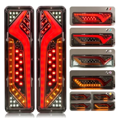 57LED Anhänger Rücklicht Rückleuchten Set Anhänger Beleuchtung 12V/24V PKW 2X - Bild 1 von 4