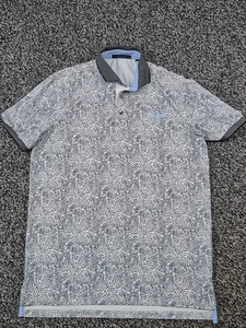 Greyson Golf Polo Shirt Mens Small All Over Wolf Print Kiawah Island Club - Picture 1 of 8