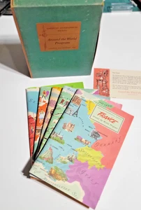 Lotof 5 Vintage American Geographical Society Know Your America Program Booklets - Picture 1 of 15