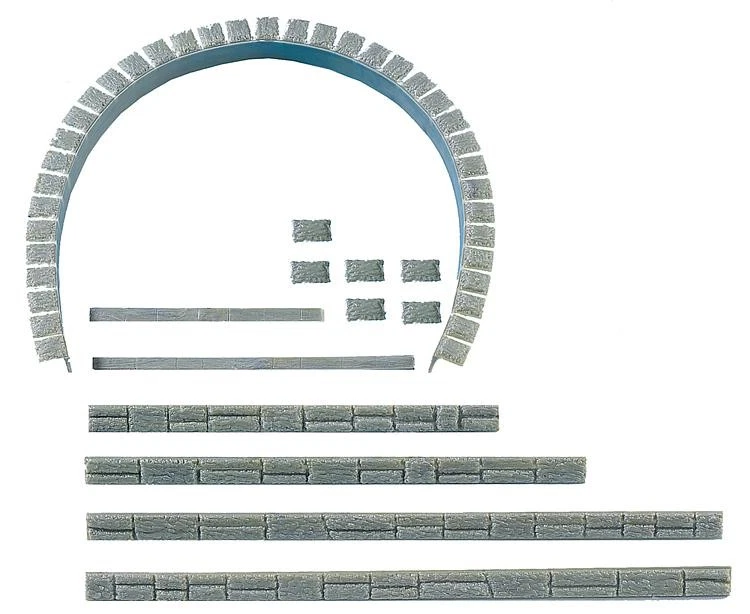 Faller 120550 HO Scale Tunnel Arch Profiles Plastic Model Set - Image 1 of 1