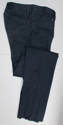 LANDS END Azul Marino Uniforme Escolar Pierna Lápiz Chino SIN DOBLADILLO Pantalones Niñas 14 Foto 1 de 3