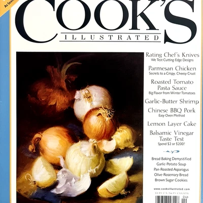 Lasagna Bolognese Cooks Illustrated mix Lot of 11 Magazines 2001 - Image 1 of 4