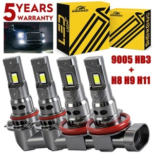 Faro LED bombilla de haz alto bajo D8 para Chevy Malibu LT sedán 4 puertas 1,5 L 2019-2023 - Imagen 1 de 11