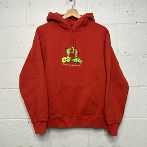 Supreme Don't Care Sweatshirt Pullover Hoodie "Burnt Red" FW21 Herren Small - Bild 1 von 10