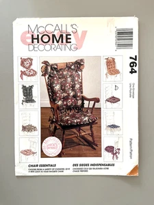 1990's McCall's  Chair Cushions Pattern 764 UNCUT - Picture 1 of 2