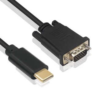 Duttek USB C To VGA 6ft adapter Cable  - Picture 1 of 7