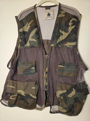 Northwest Territory Hunting Vest W Game Bag Camouflage Mens 2XL 48" Chest - Image 1 of 4