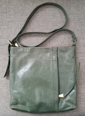 Bolso Bandolera HOBO Drifter Cartera Cuero Verde Salvia (Tiene Desgaste - LEER) Foto 1 de 4