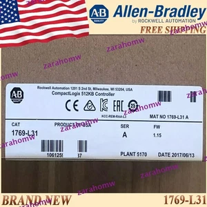 Neu im Karton AB 1769-L31/A CompactLogix 512KB Controller 1769L31 serA kostenloser Versand USA - Bild 1 von 7