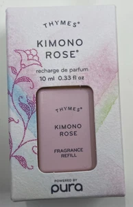 PURA Diffuser 10ml Fragrance Recharge Refill Kimono Rose by Thymes NIB - Picture 1 of 2