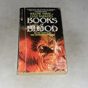 Books of Blood Volume 3 by Clive Barker 1986 Berkley Horror Paperbacks from Hell - Foto 1 di 1