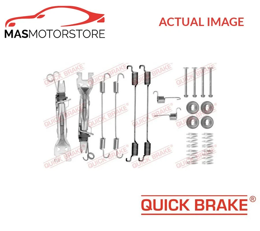 BRAKE DRUM SHOES FITTING KIT REAR QUICK BRAKE 105-0750S P FOR DACIA DUSTER,LODGY - Image 1 of 4