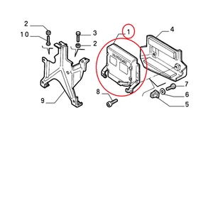 ELEKTRONISCHES STEUERGERÄT EINSPRITZUNG ALFA ROMEO 155 ORIGINAL 46406518 - Bild 1 von 1