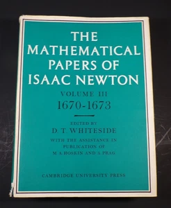 The Mathematical papers of Isaac Newton edited by Whitehead & Russell Volume 3 - Picture 1 of 10