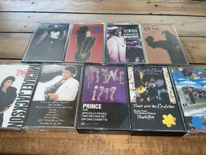 Michael Jackson 9 tape lot Bad Thriller Prince 1999 Purple Rain Lou Bega Mambo - Picture 1 of 7