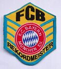 FC BAYERN MÜNCHEN Aufnäher Patch Fussball Football - FCB REKORDMEISTER