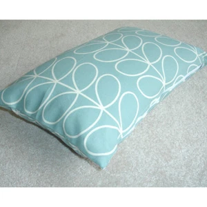 Tempur Travel Pillow Cover Duck Egg Orla Kiely Linear Stem 16x10 Ziggurat 10x16 - Picture 1 of 5
