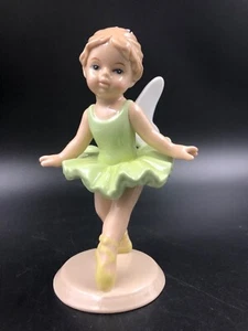 STATUETTA STATUA FIGURINA NAVEL STILE LLADRO BALLERINA BIMBA ANGELO PUTTO - Foto 1 di 7