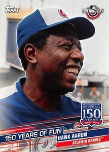 2019 Topps Opening Day 150 Years of Fun Set #YOF-6 Hank Aaron--- SM24 