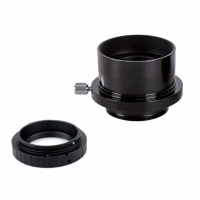 Adaptador de telescopio de 2"" a 1,25"" con rosca macho M42 + adaptador de anillo en T para cámara DSL Foto 1 de 4