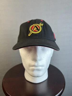 San Diego State Aztecs Russell Athletic Fitted Hat Vintage Logo Black Wool Blend - Image 1 of 4