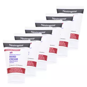 6 x Neutrogena Norwegische Formel unparfümierte Handcreme jeweils 50ml - Bild 1 von 2