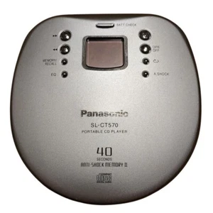 Panasonic SL-CT570 Portable CD Player Walkman Silver Good - Picture 1 of 2