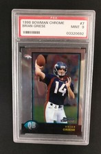 1998 Bowman Chrome NFL Football GRADED ROOKIE PSA 9 #7 Brian Griese RC Broncos