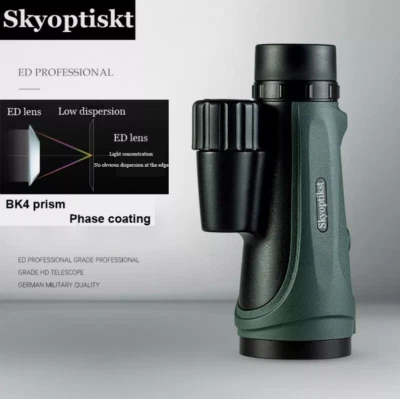 12X50 Outdoor Waterproof ED Telescopes Monocular Handheld  HD Bird Watching - Image 1 of 4