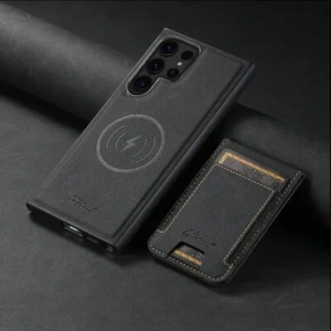 2 In 1 Deluxe Leather Case With Stand And Card Slots For Samsung Galaxy 24 Ultra - Picture 1 of 7