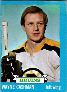 1973-1974 Topps #127 Wayne Cashman - Boston Bruins - Left Wing - Vintage - Picture 1 of 2
