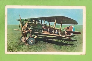 1964 SANITARIUM AEROPLANE  HISTORY  CARD  #4 RICKENBACKER AND HIS SPAD - Bild 1 von 2
