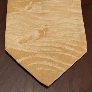 Tommy Bahama Gold Blue 100% Silk Men’s Neck Tie Made In Usa - Picture 1 of 9