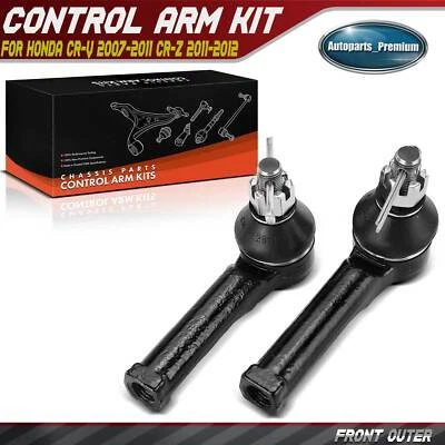 2x Extremo de barra de amarre lateral exterior para conductor y pasajero delantero para Honda CR-V 2007-2011 CR-Z Foto 1 de 4