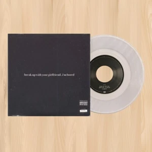 CLEAR VINYL---- ARIANA GRANDE break up with your girlfriend, i'm bored 7" 0619 - Picture 1 of 3