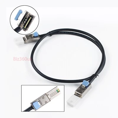 External SFF-8088 26pin to SFF-8088 26pin Mini SAS to SAS Cable 1M/3.3FT 6Gb/s  - Image 1 of 4