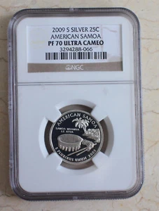 NGC PF70 UC 2009 Silver Coin - American Samoa - Picture 1 of 4
