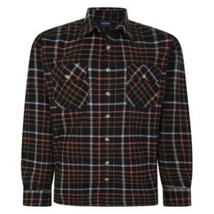 Espionage Negro/Múltiples Cuadros Manga Larga Camisa SH401 - Imagen 1 de 1