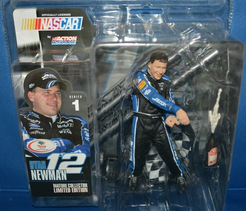 Ryan Newman Action McFarlane NASCAR Figure Series 1 w/Champagne and No Hat! New! Cover