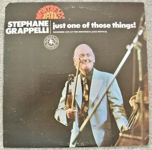 Stephane Grappelli Just One Of Those Things ! LP Record  Montreux Jazz Festival - Imagen 1 de 3