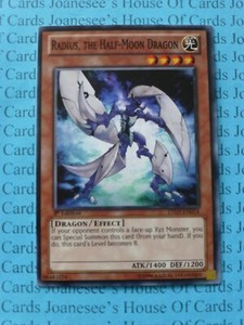Radius, the Half-Moon Dragon LTGY-EN014 Common Yu-Gi-Oh Card 1st Edition New