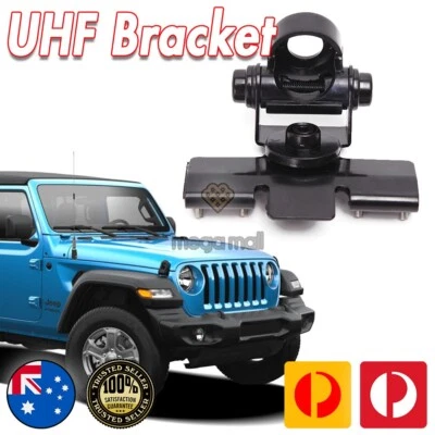 UHF Antenna Bracket Bonnet Hinge Fits Jeep Wrangler GME - Image 1 of 4