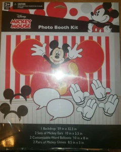 MICKEY MOUSE Photo Booth Kit 7 Items included NEW - Picture 1 of 2