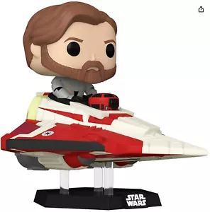 Funko Pop Star Wars - OBI-Wan Kenobi in Delta 7 Jedi Starfighter - Picture 1 of 3
